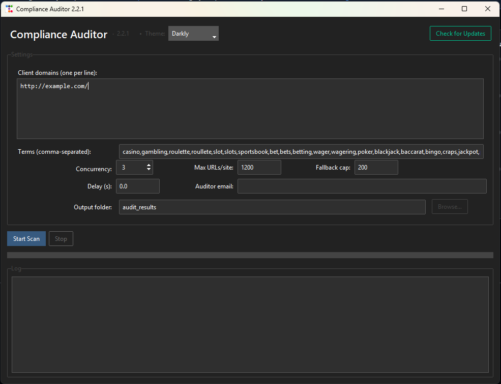 Keyword Auditor